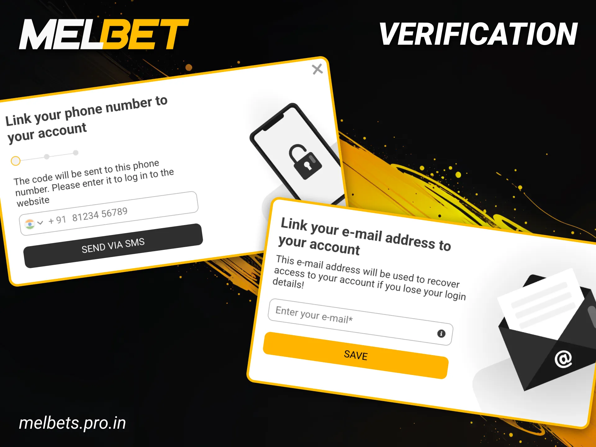 Complete the verification process and start winning at Melbet.